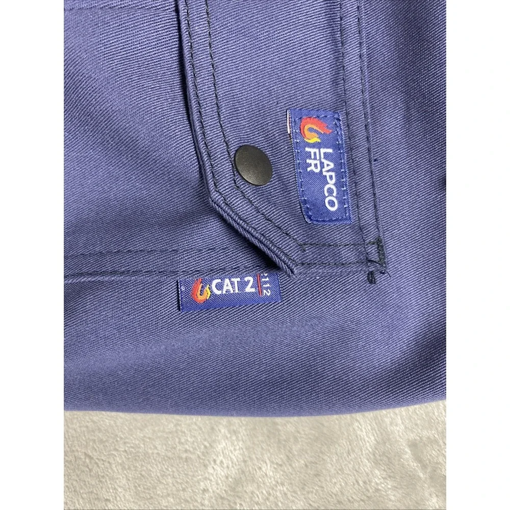 Lapco FR Cat2 Cargo Pants Men's 40X32 Navy Blue FR NEPA 2112 NWT